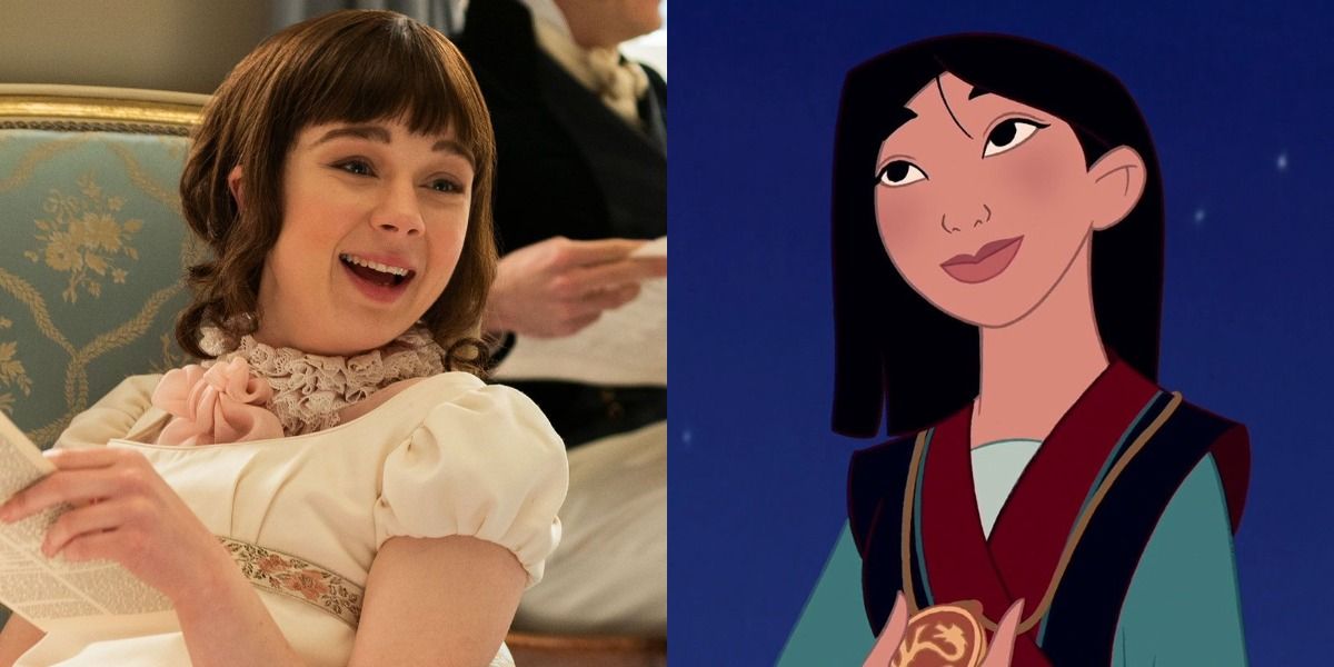 Bridgerton and Disney - Eloise Bridgerton and Mulan