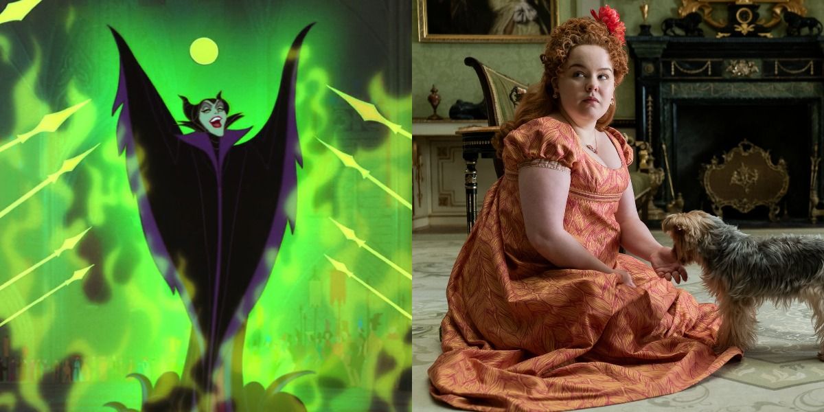 Bridgerton and Disney - Maleficent and Penelope Featherington