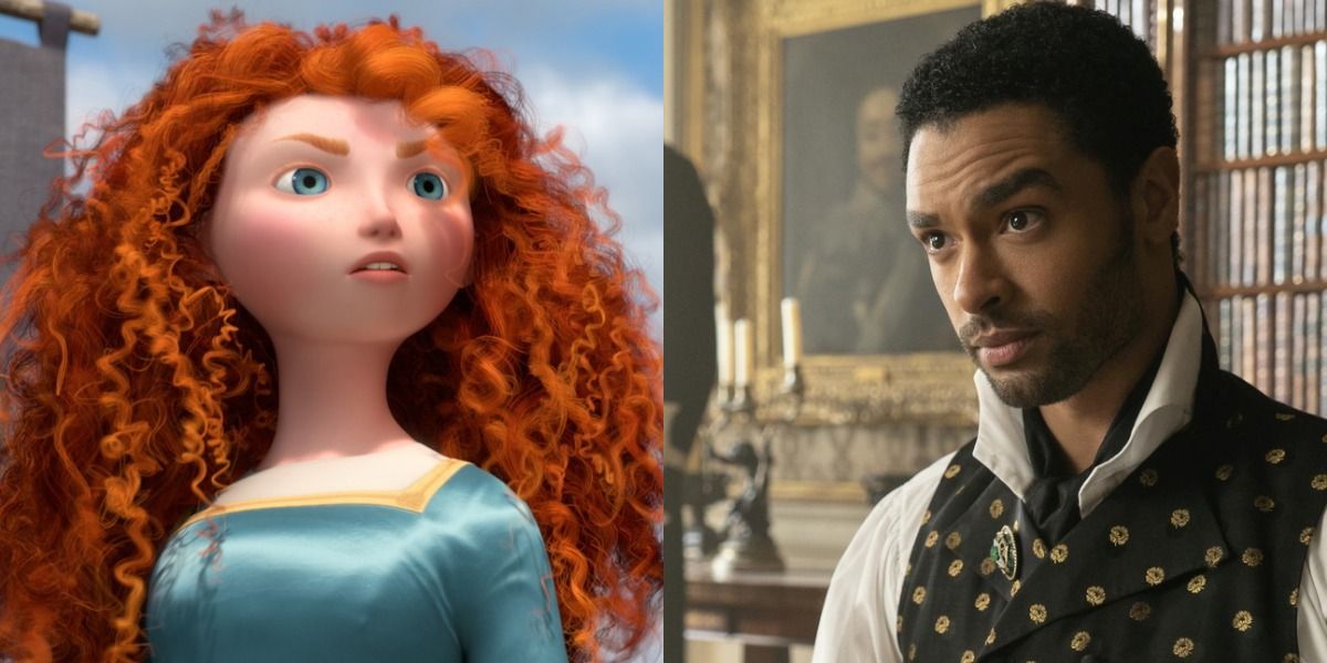 Bridgerton and Disney - Simon Basset and Merida