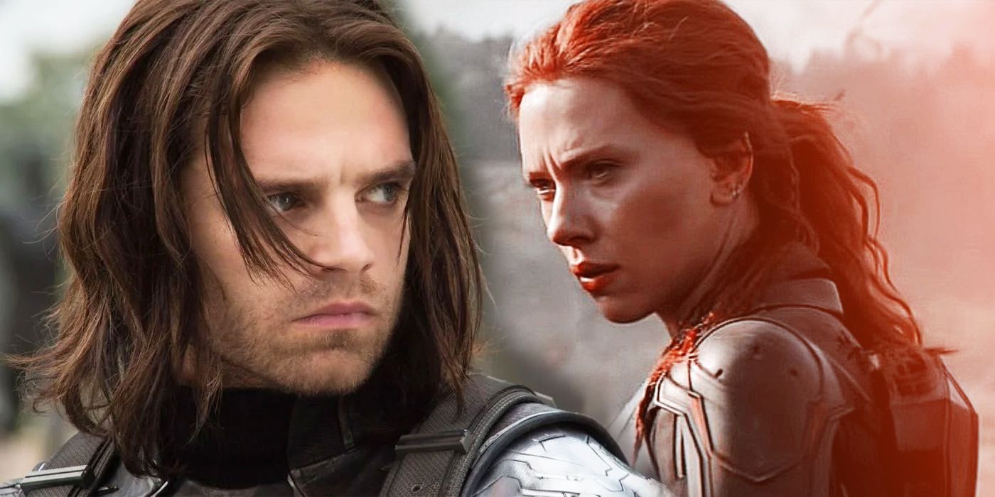 Blended image of Winter Soldier and Black Widow in the MCU