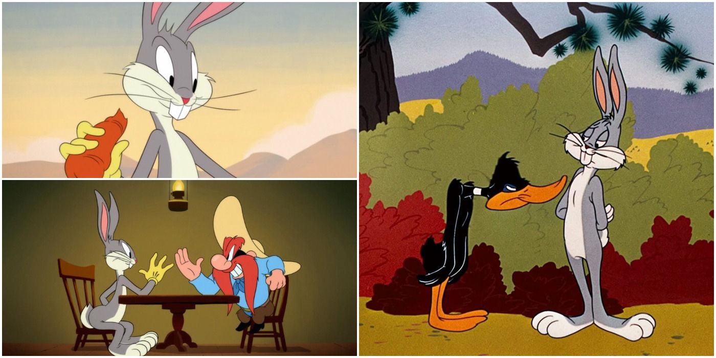 a compilation of Bugs Bunny moments 