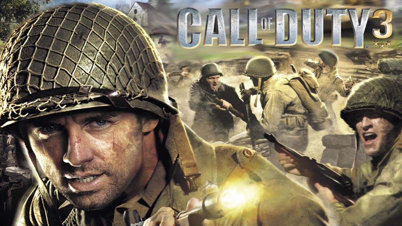 Arte da caixa de Call of Duty 3