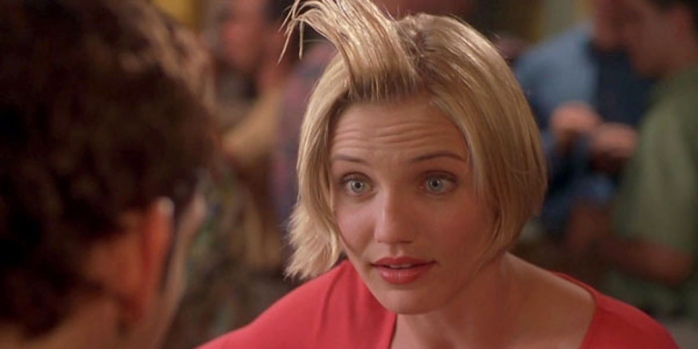 Cameron Diaz in There's Something About Mary with hair sticking up