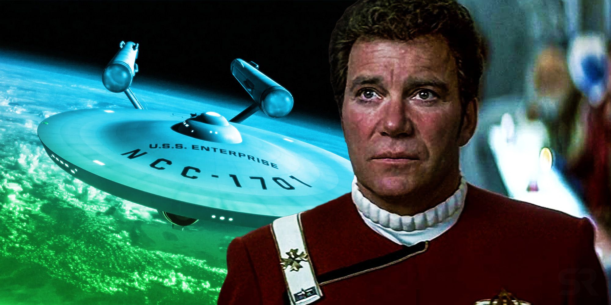 Captain Kirk Star trek 4 the enterprise