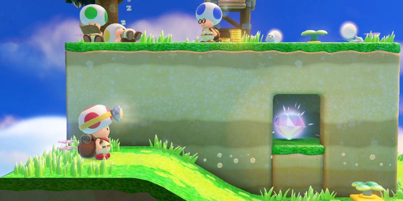 A map in captain toad treasure tracker 