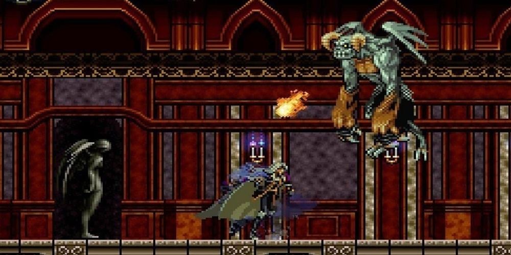 A gameplay image from Castlevania Symphony of the Night