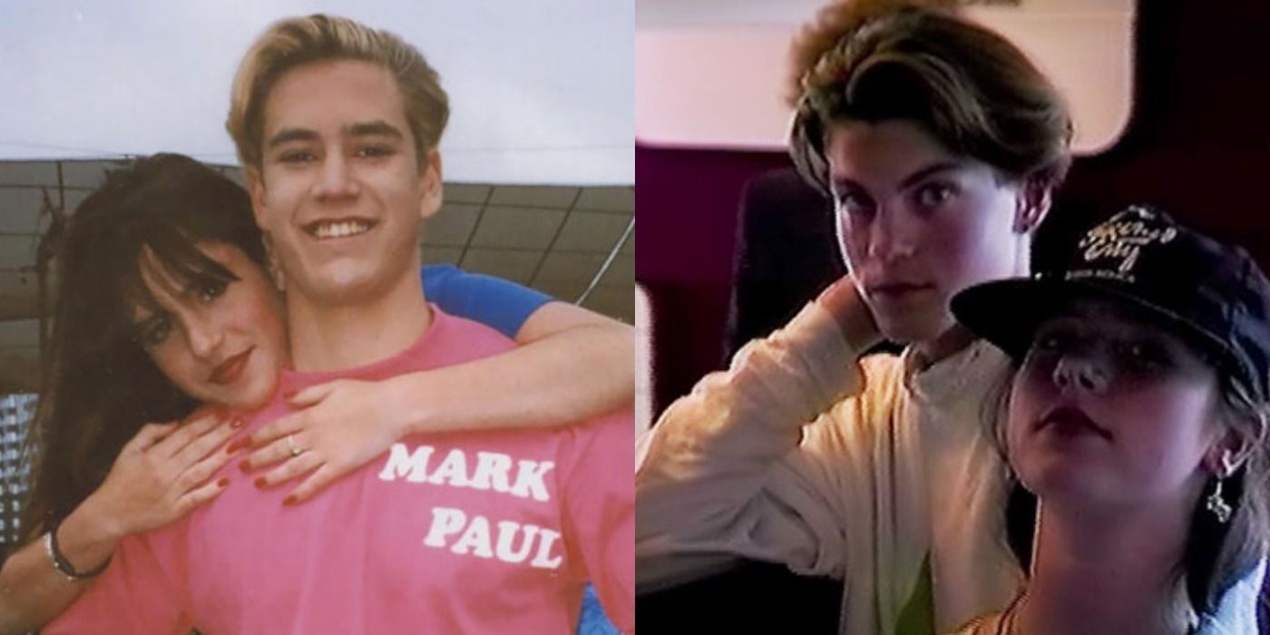 Celebrities in Kid 90 then and now featured: Soleil with Mark-Paul Gosselaar, then with Brian Austin Green