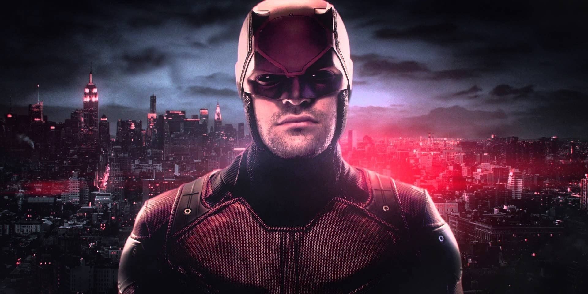 Charlie Cox as Daredevil in a promotional image for season 2