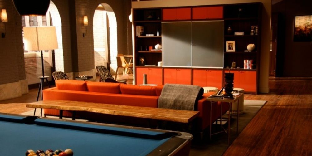Chuck Bass' penthouse suite at the Empire Hotel