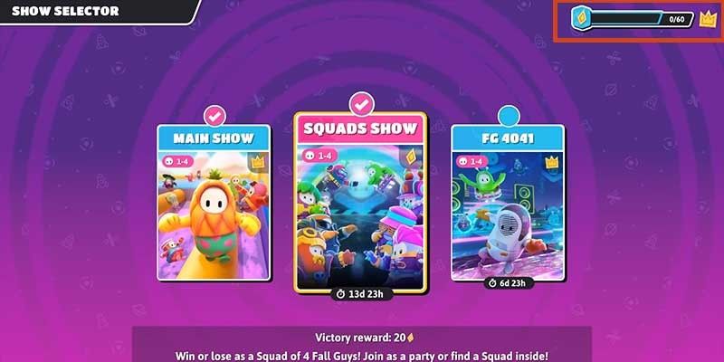 Crown Shards Fall Guys Squads Show