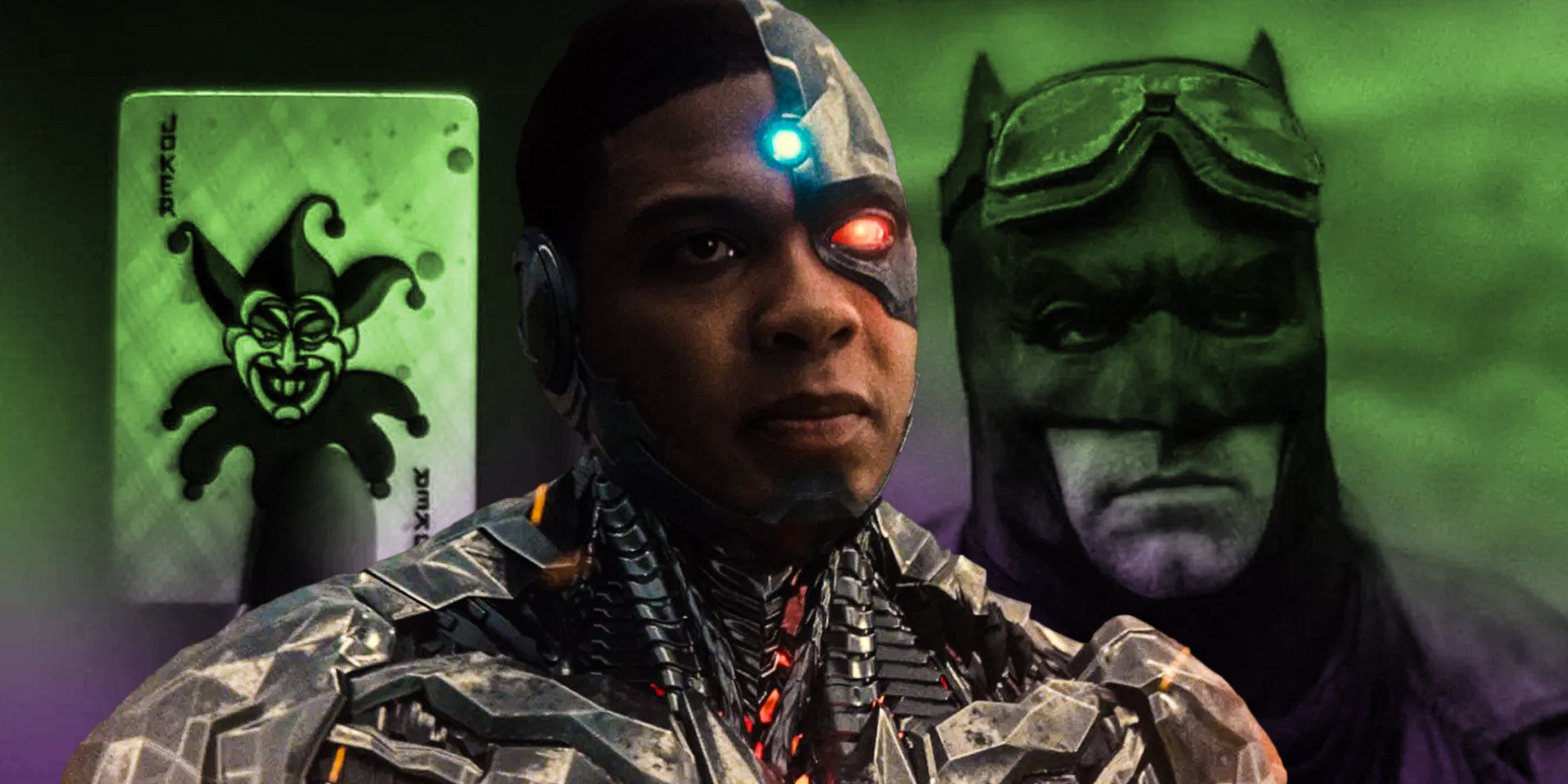 Cyborg vision batman and joker knightmare truce
