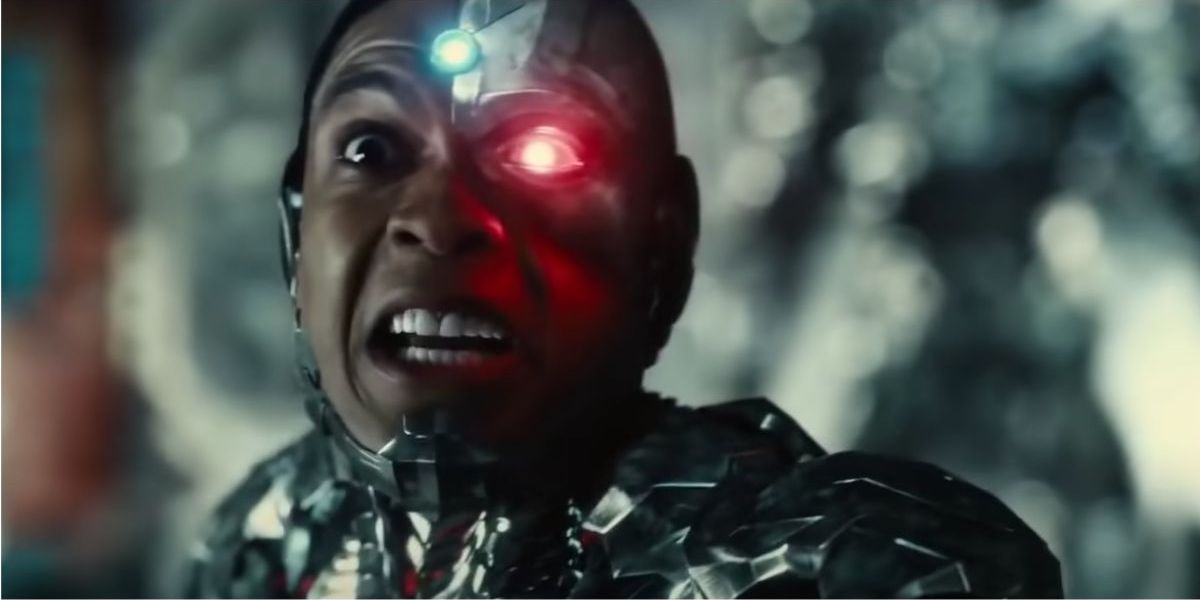Ray Fisher As Cyborg Watches Silas Stone Die in The Snyder Cut, 2021