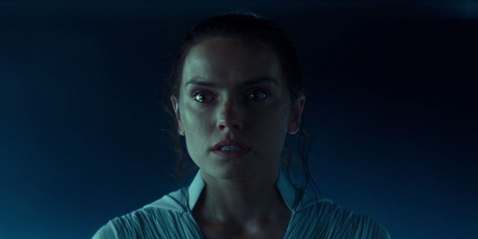 Daisy Ridley as Rey in Star Wars Rise of Skywalker Palpatine scene