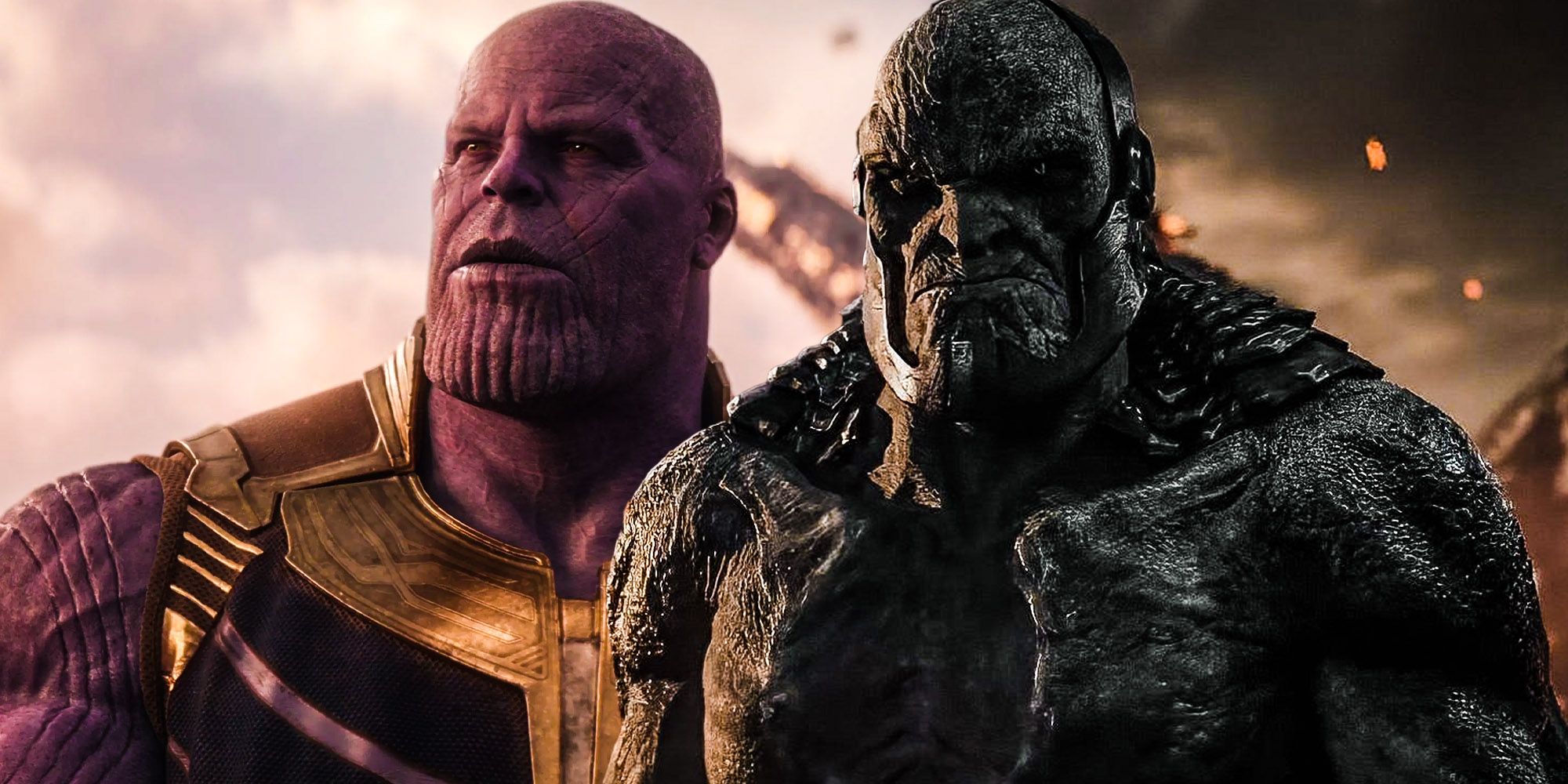 Darkseid vs thanos Justice league snyder cut Avengers infinity war