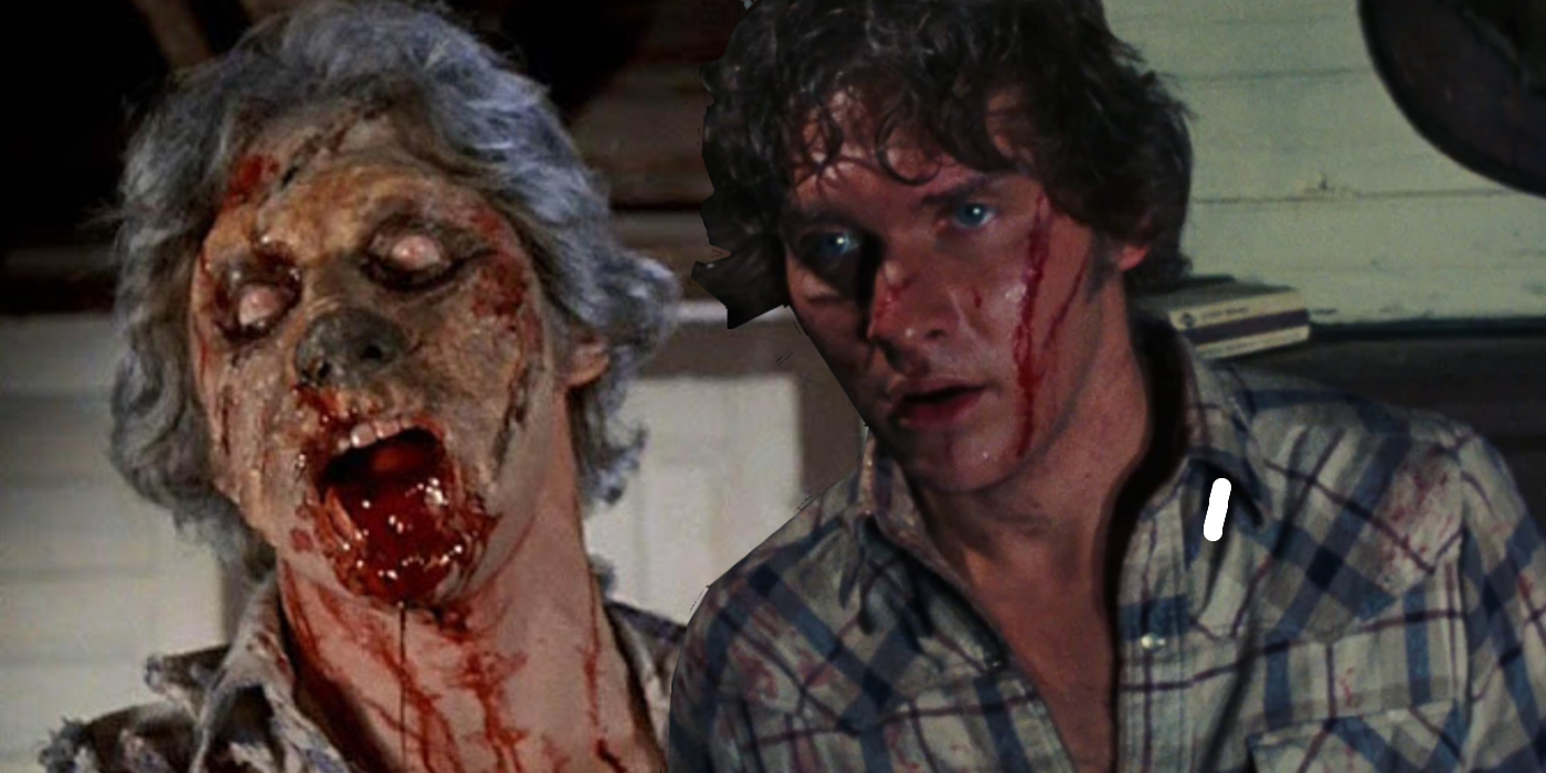 Scotty dead and alive in Evil Dead.