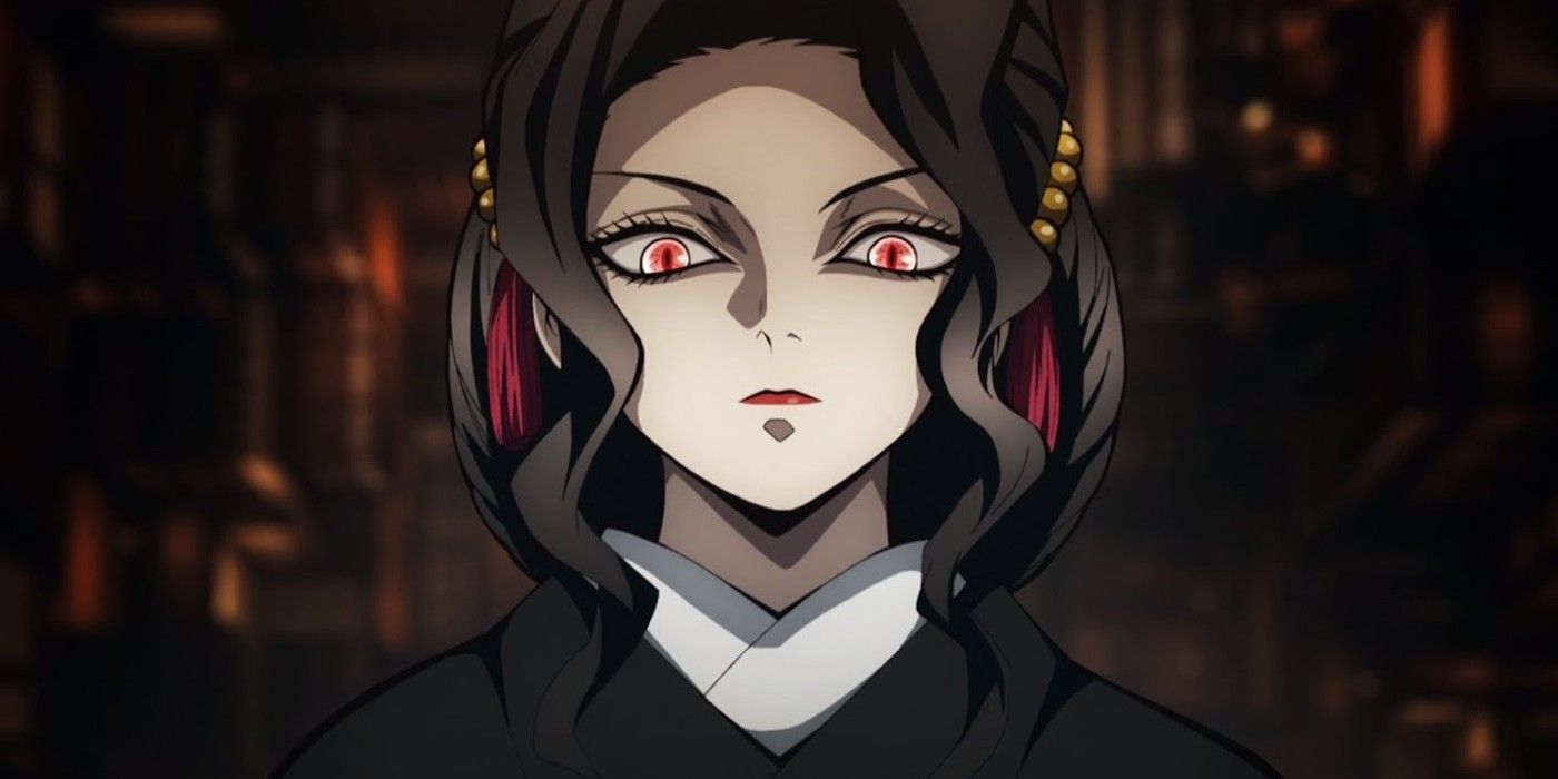 Muzan Kibutsuji as a woman in Demon Slayer Mugen Train arc