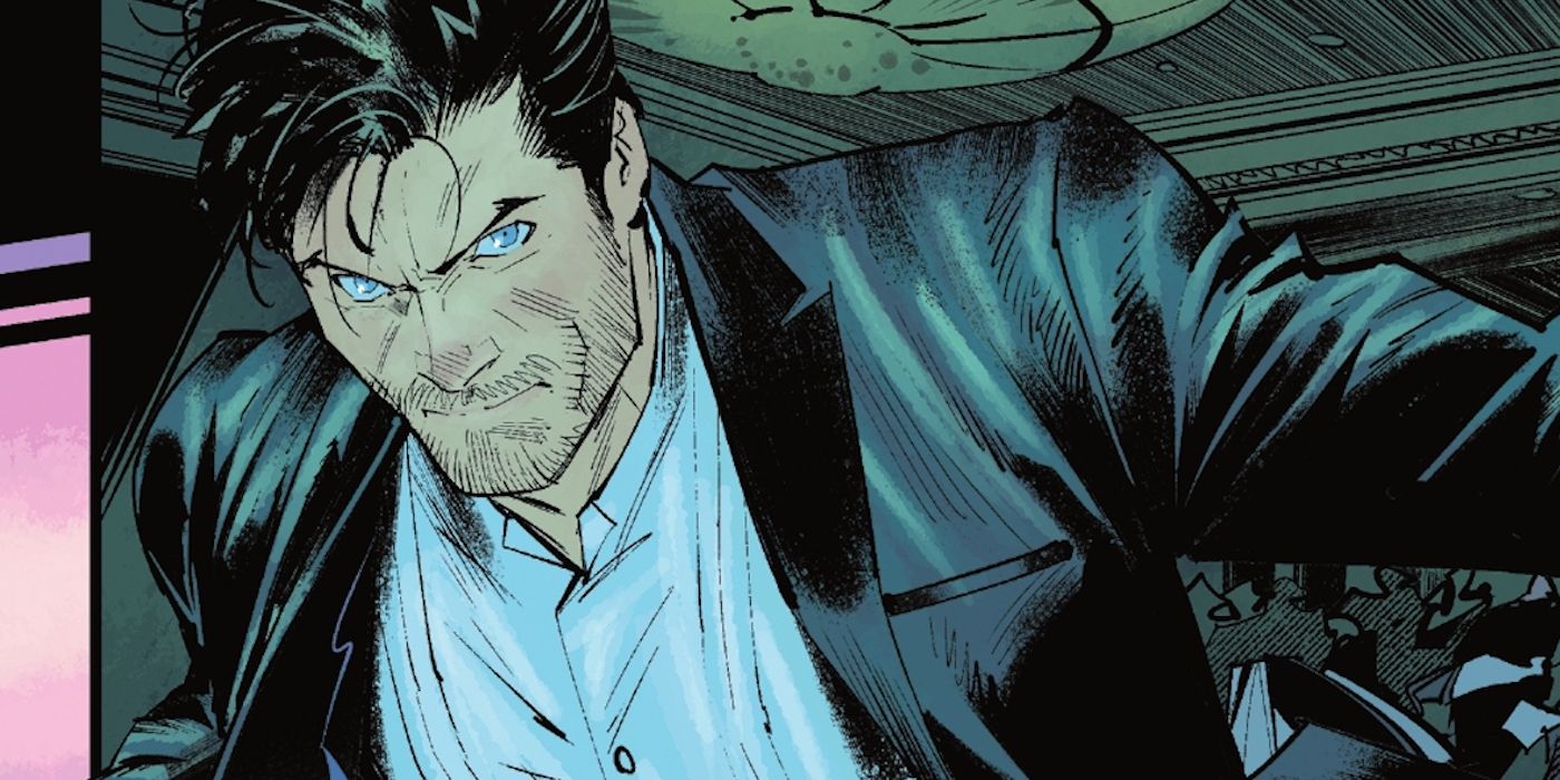 Bruce Wayne looking angry in Detective Comics 