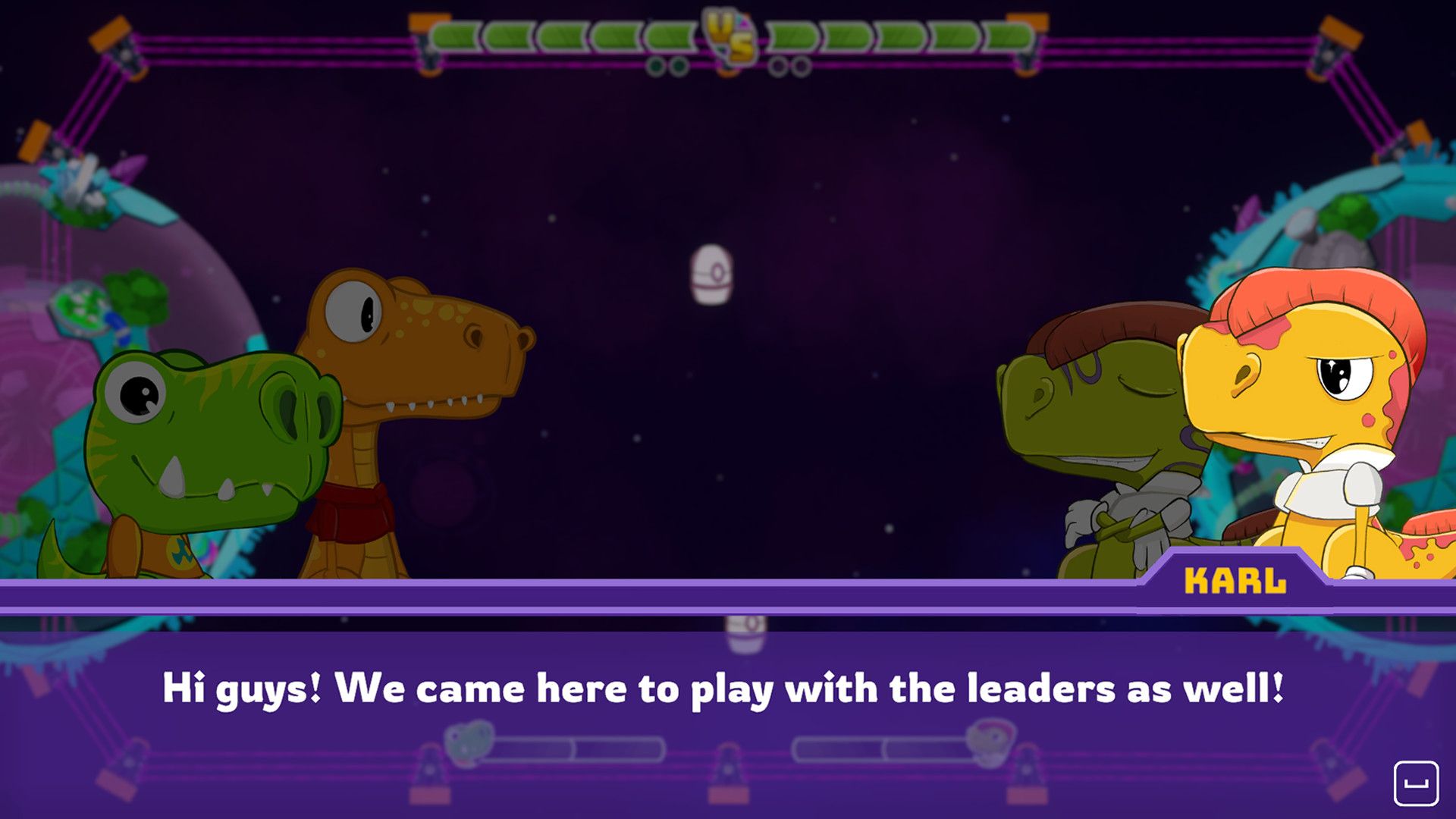 Dino Galaxy Tennis Cutscene