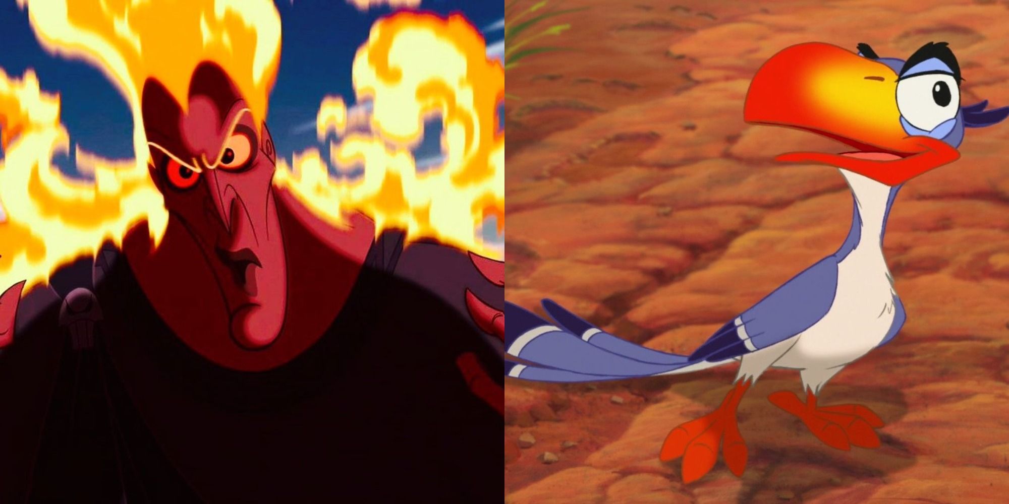 Disney Good Vs. Villains — Hades and Zazu