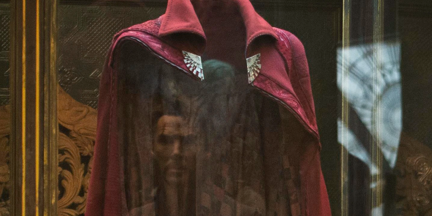 Doctor Strange's Cloak on display in the MCU