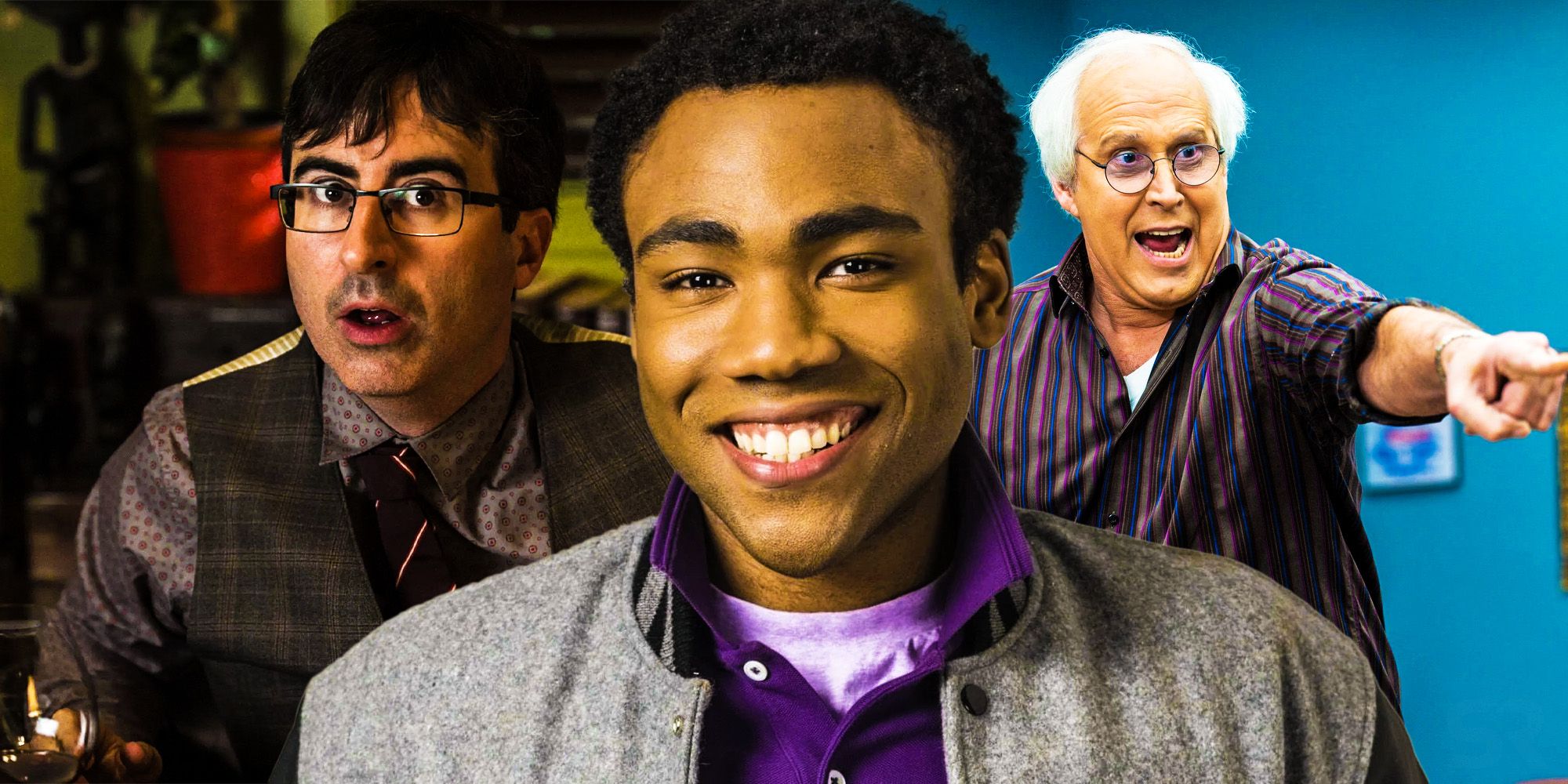 Comunidade Donald Glover Chevy Chase John Oliver