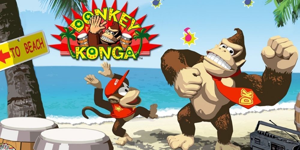 Diddy and Donkey Kong dancing