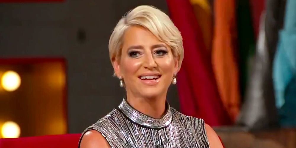 Dorinda smiling at a reunion for RHONY