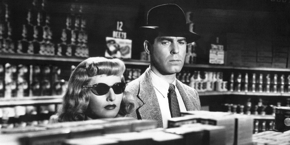 Phylis and Walter at a store in Double Indemnity