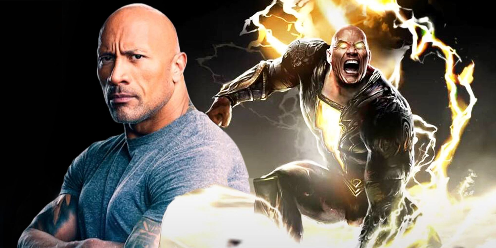 Dwayne Johnson as Black Adam and Luke Hobbs in Fast &amp; Furious