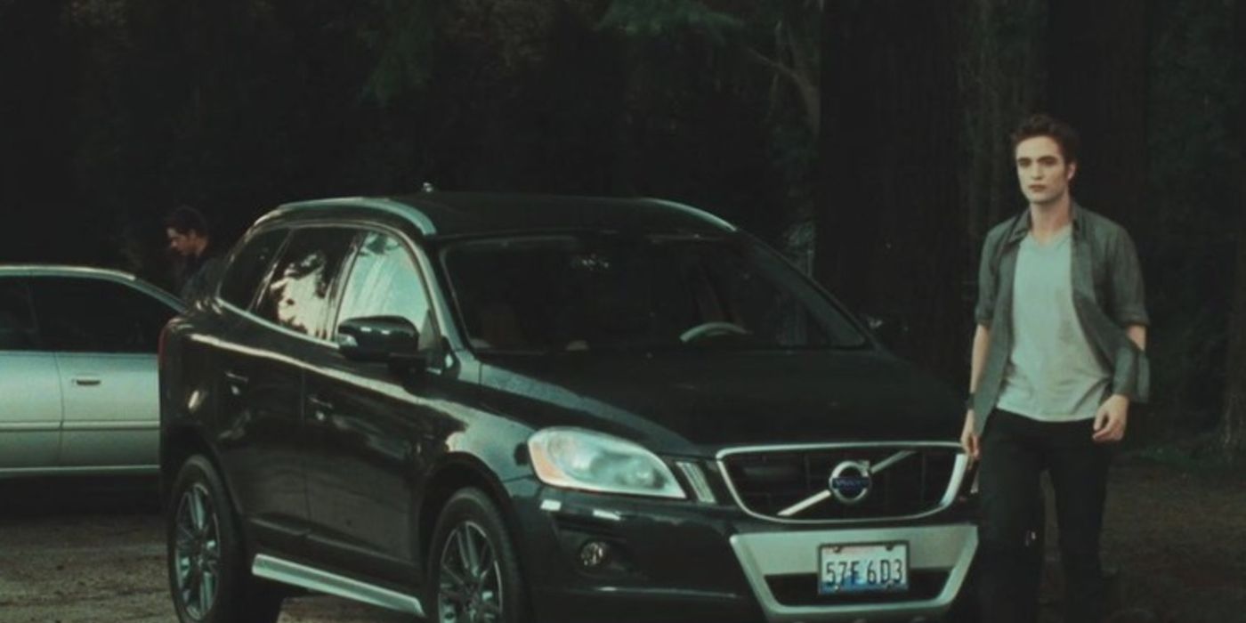 Edward with his Volvo: Twilight