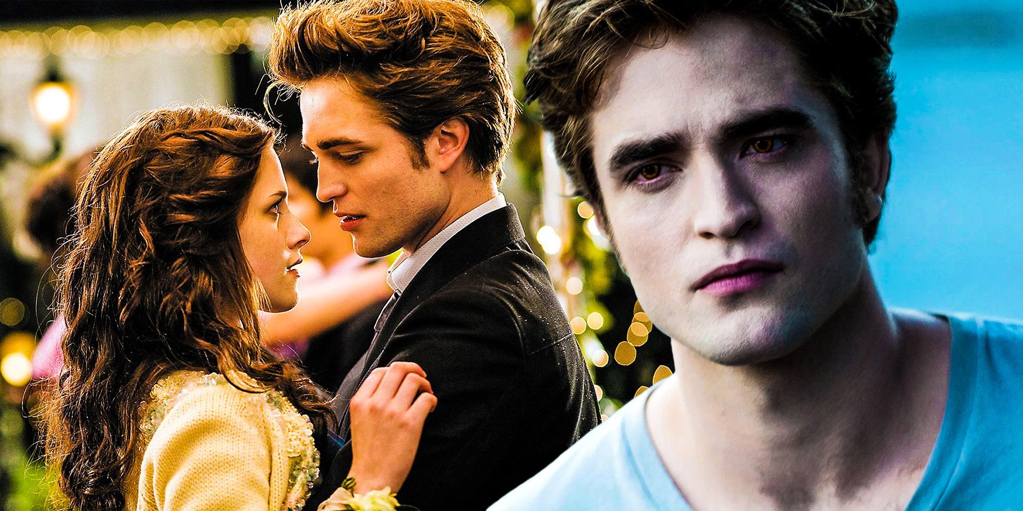 Edward and Bella dance with an Edward close up : Twilight