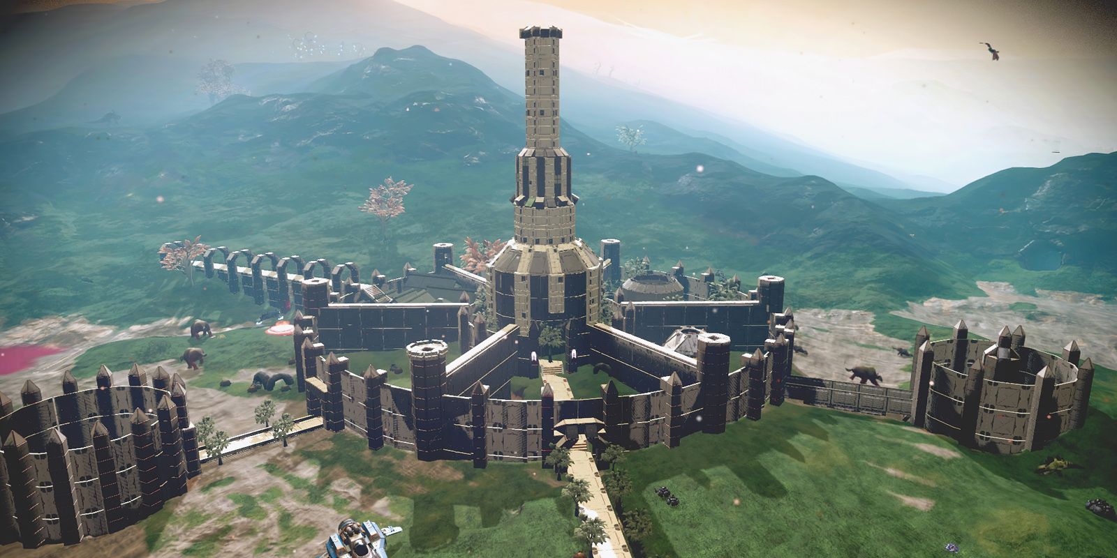 Elder Scrolls Oblivion's Imperial City In No Man's Sky