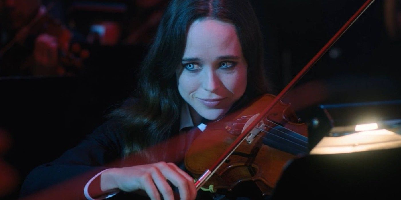 Vanya playing the violin in The Umbrella Academy