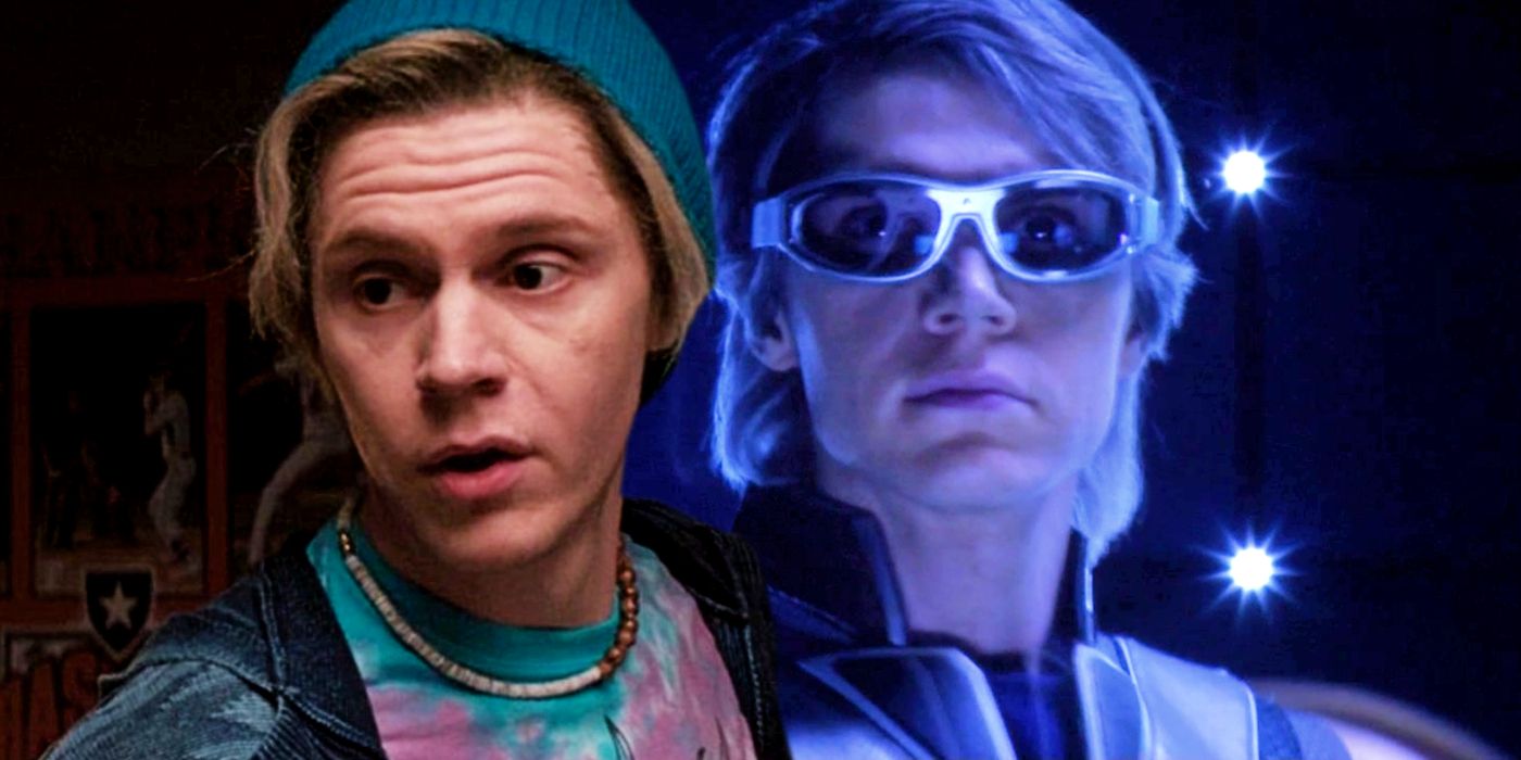 Evan Peters as Ralph Bohner in WandaVision and Quicksilver in X-Men