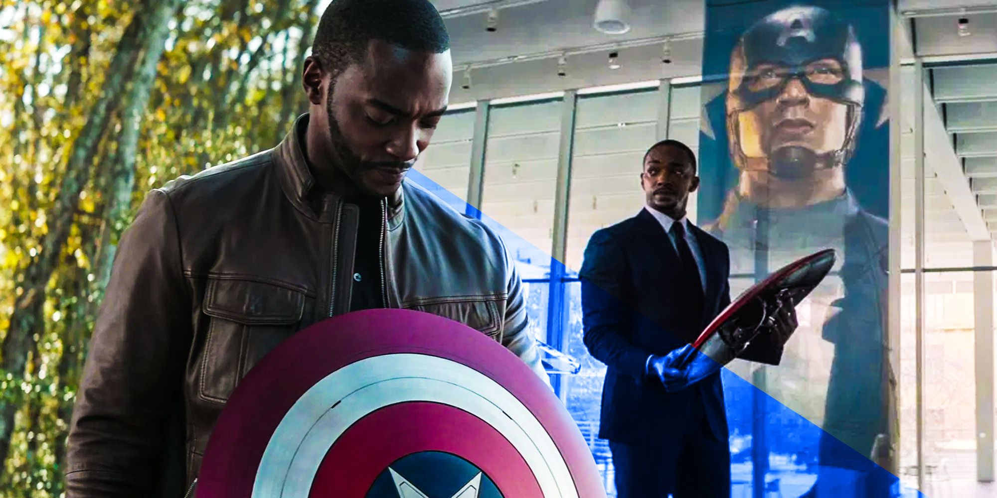 Falcon and the winter soldier sam returns cap shield Avengers endgame