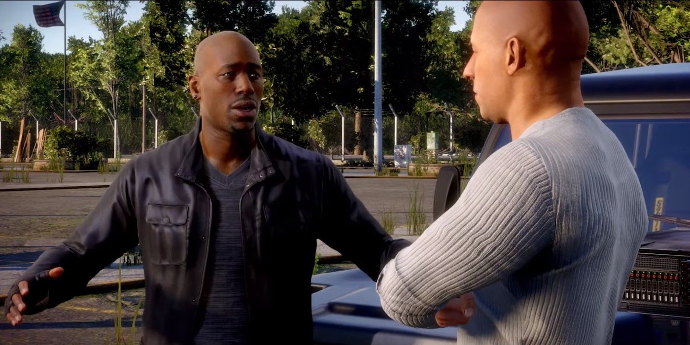 Fast and Furious Crossoroads Tyrese and Vin Disel 
