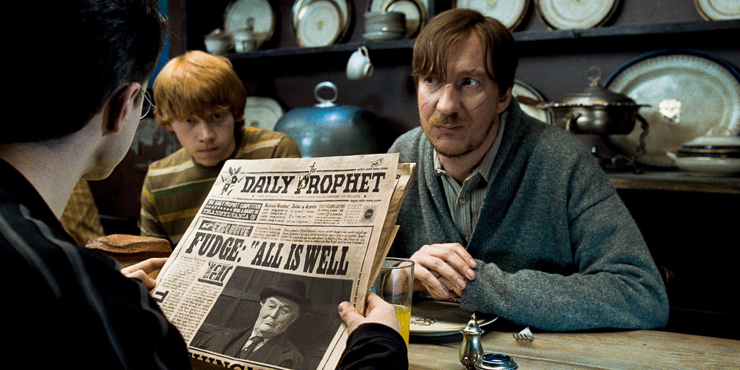 Remus, Ron, and Harry.