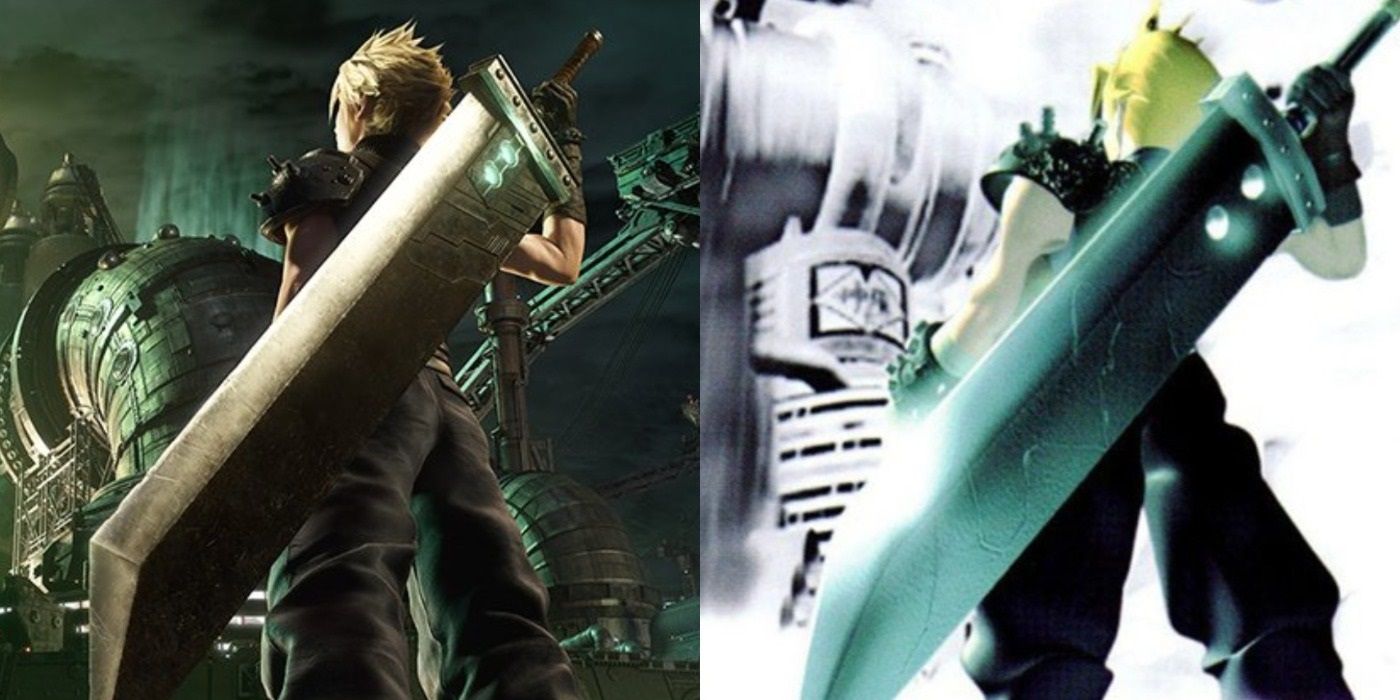 Final Fantasy 7 Remake Original Comparison Cover