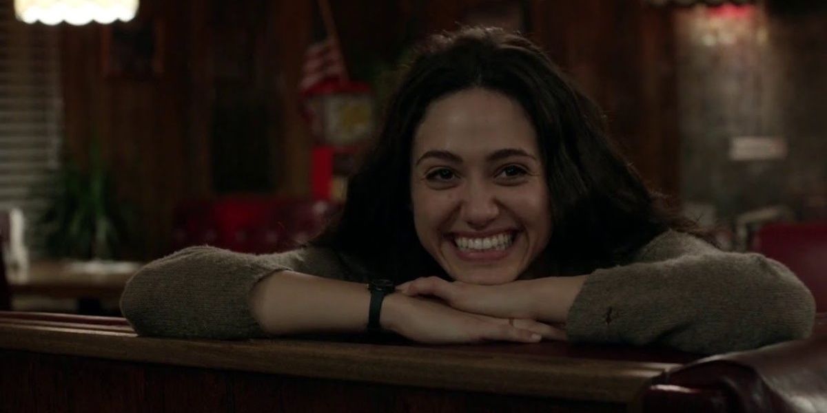 Fiona smiling at the bar