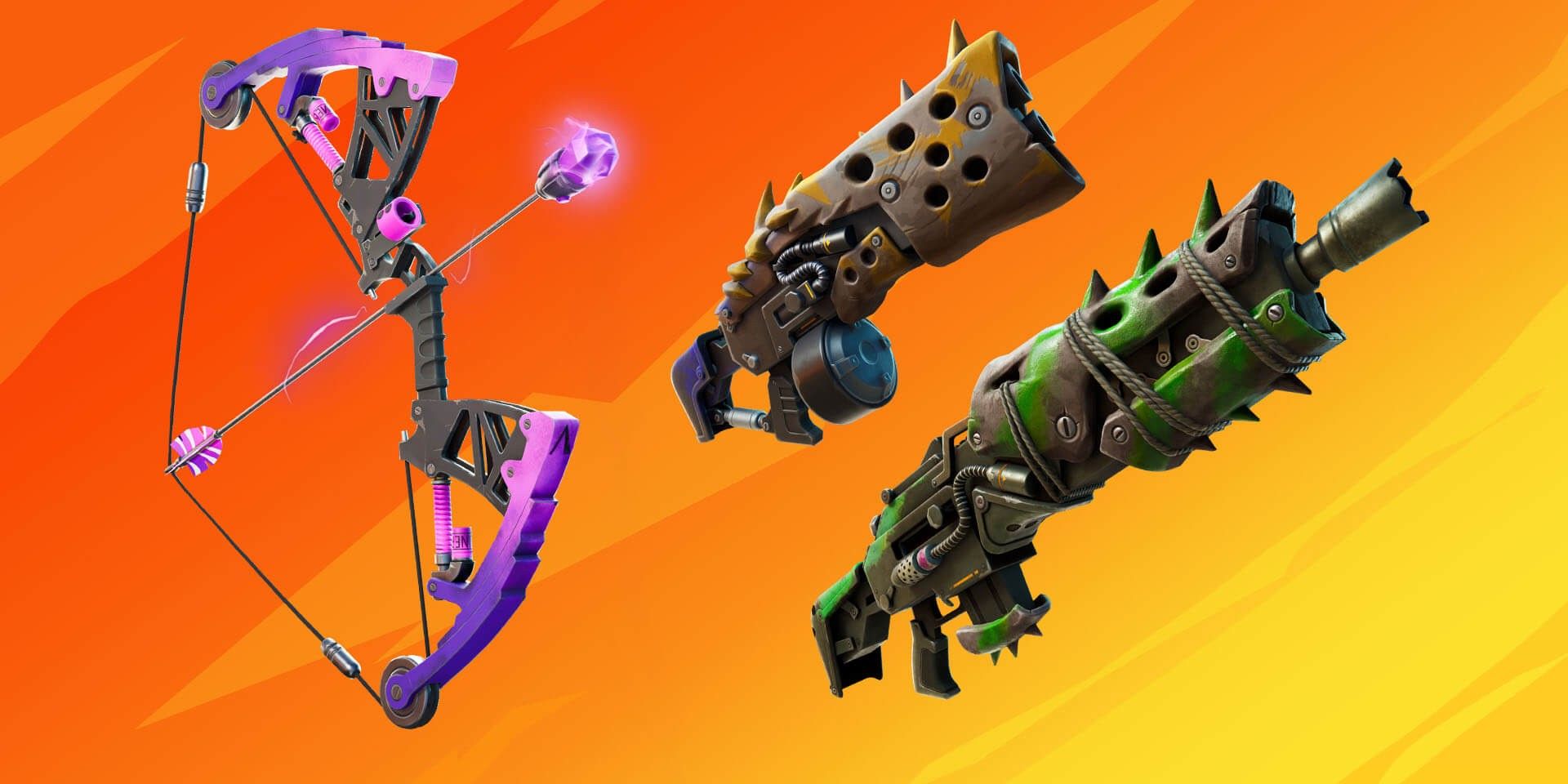 Difference Btween Fortnite Weapons Fortnite Season 6 Mechanical Primal Weapon Differences