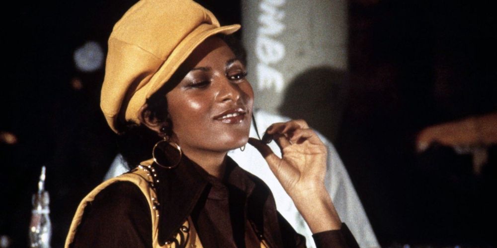 A close-up of Pam Grier as Foxy Brown