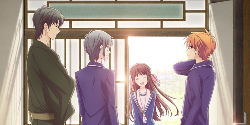 Captura de tela da segunda temporada do anime Fruits Basket.