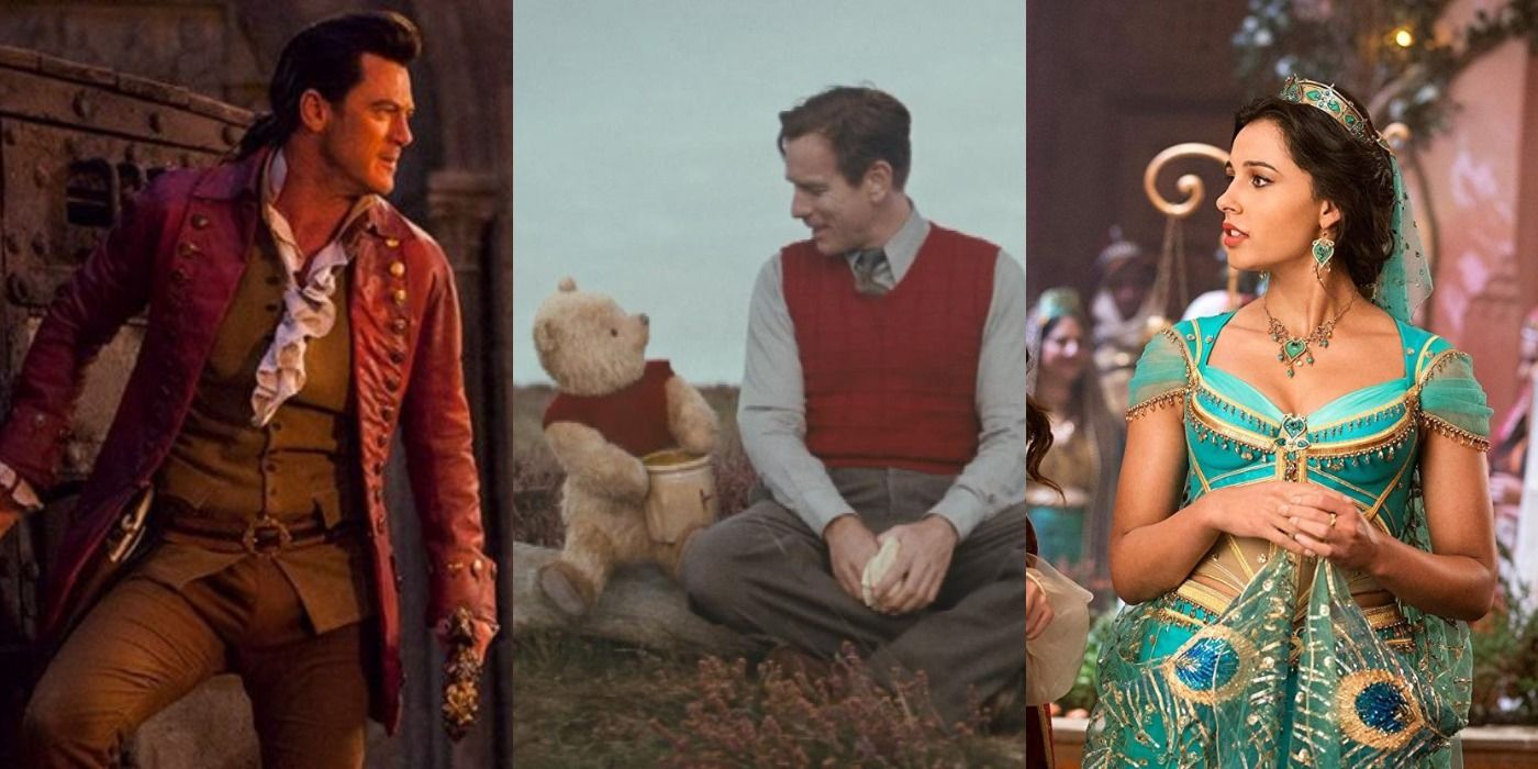 Luke Evans, Ewan McGregor, and Naomi Scott for Disney