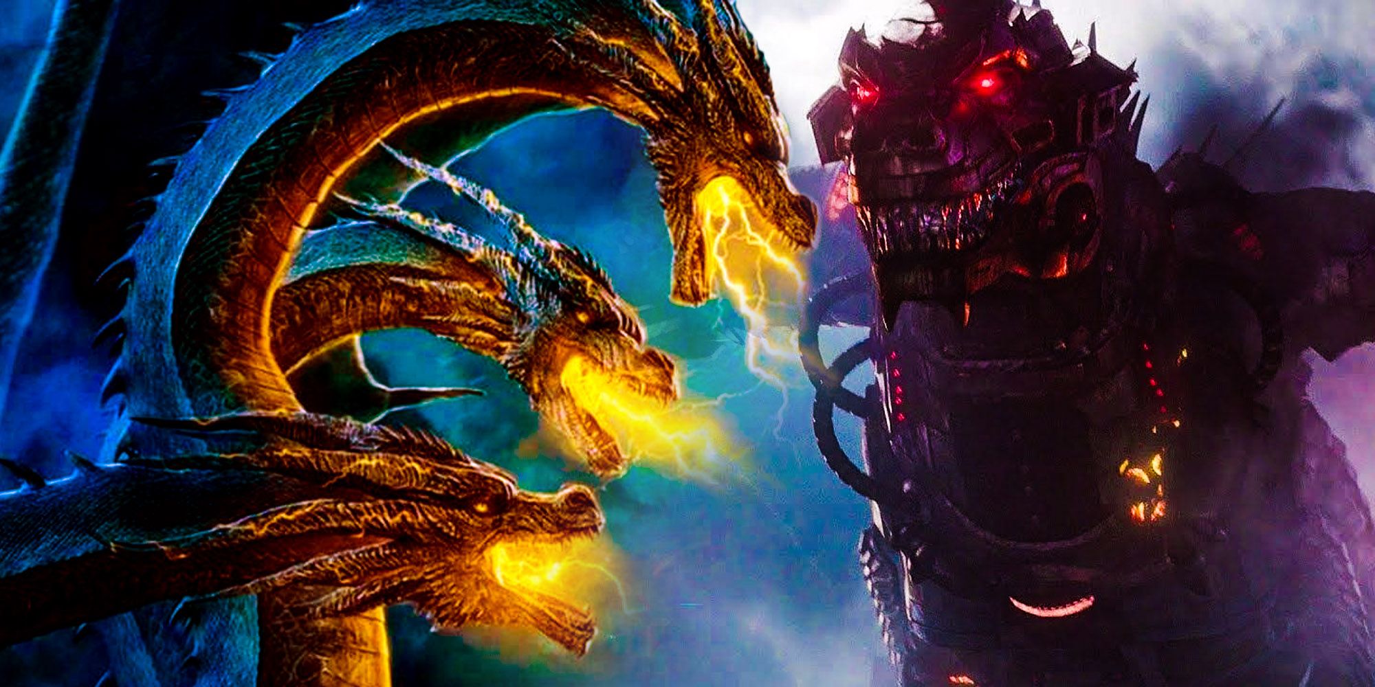 Ghidorah Mechagodzilla Godzilla vs kong