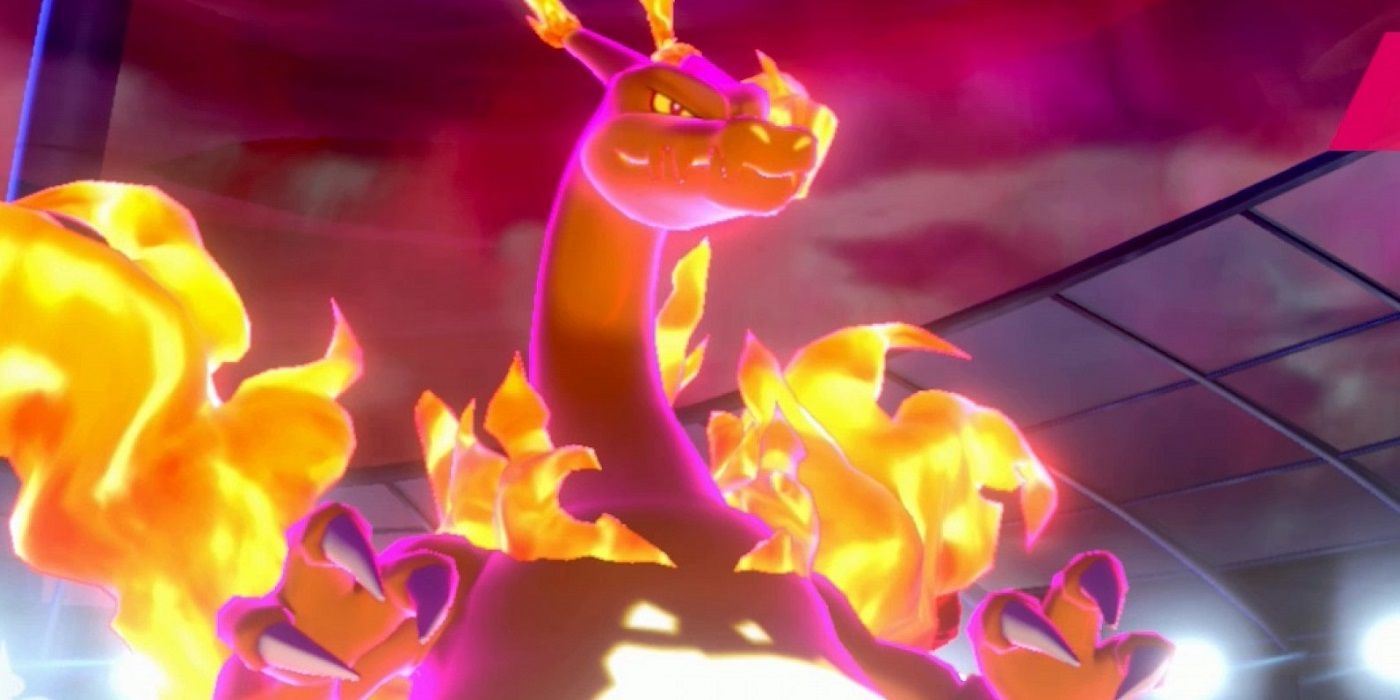 Gigantamax Charizard as seen in Pokémon Sword and Shield.