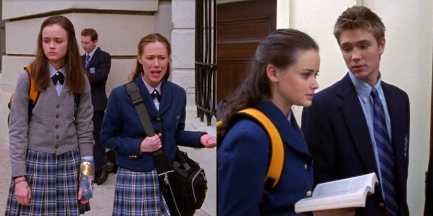 Gilmore Girls Featured Image - Rory, Paris and Tristan at chilton