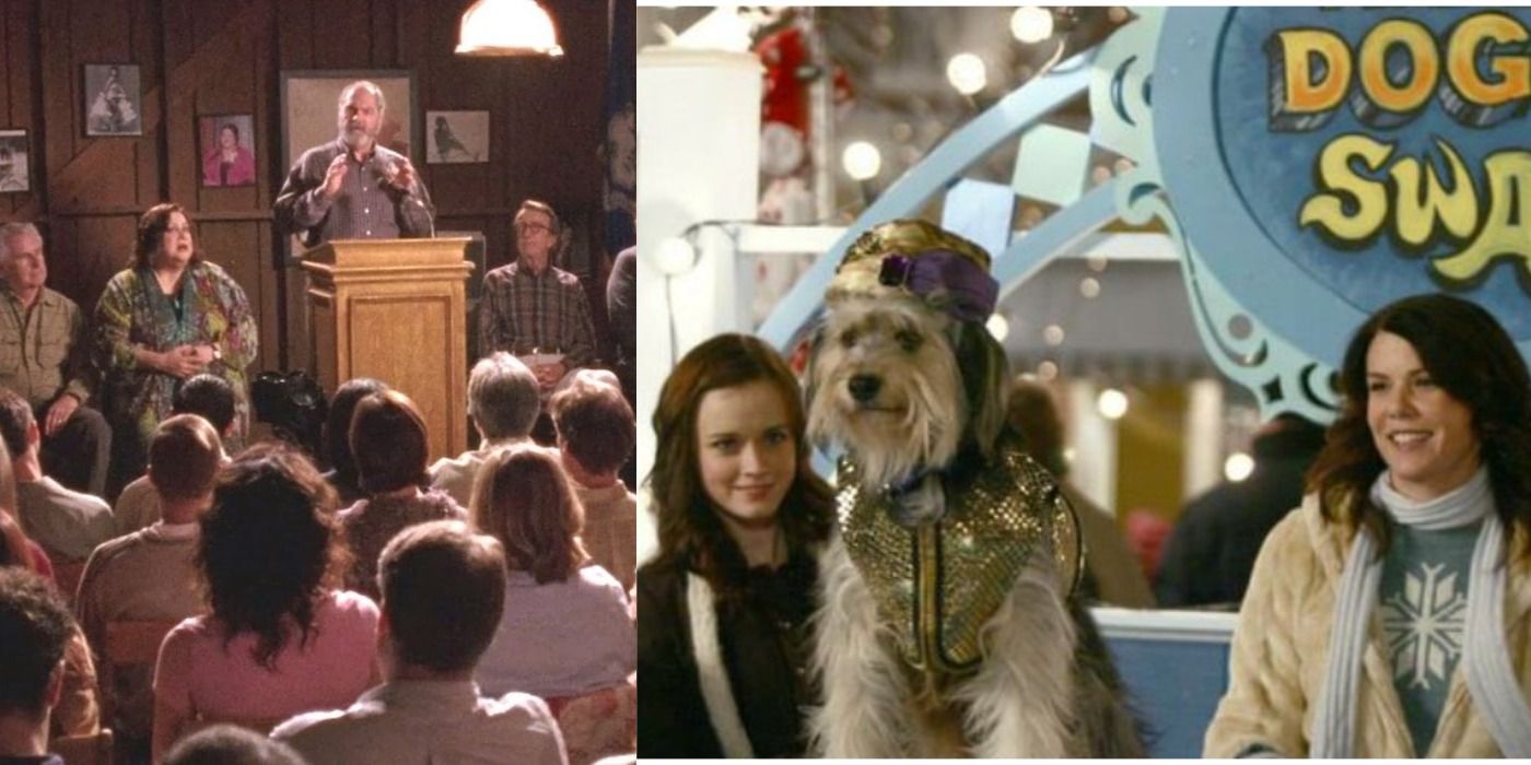 Gilmore Girls Perfect and Terrible Featured-includes town hall meeting and winter carnival
