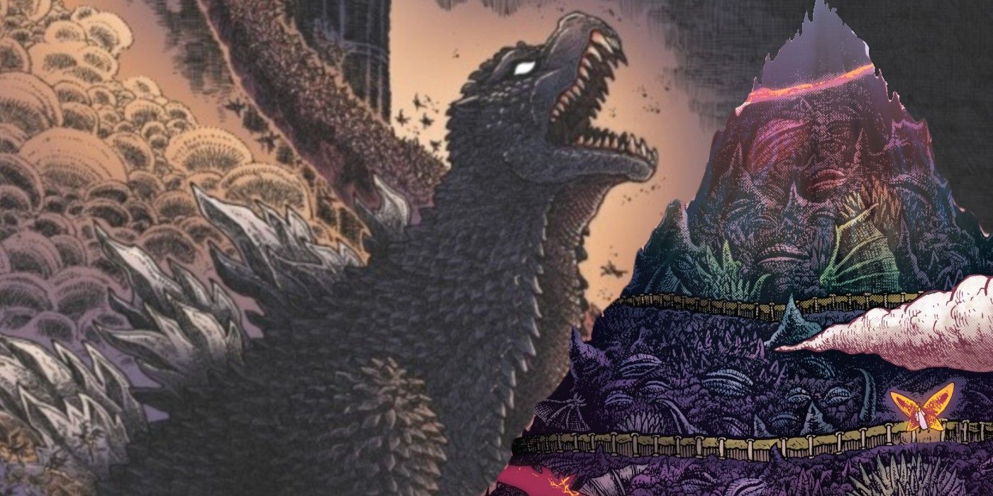 Godzilla in Hell Cover with God