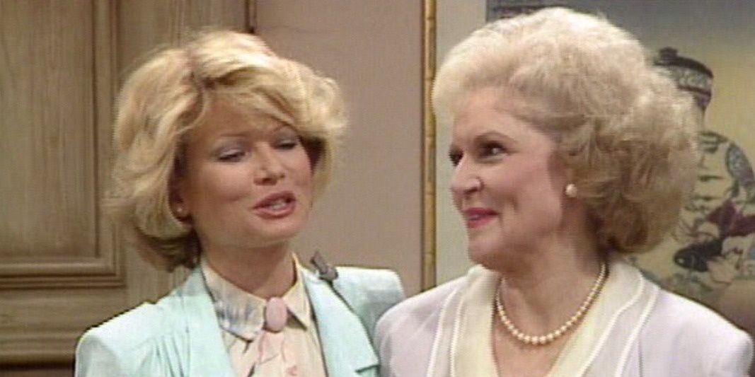 Rose Nylund (Betty White) and her daughter in &quot;The Golden Girls.&quot;