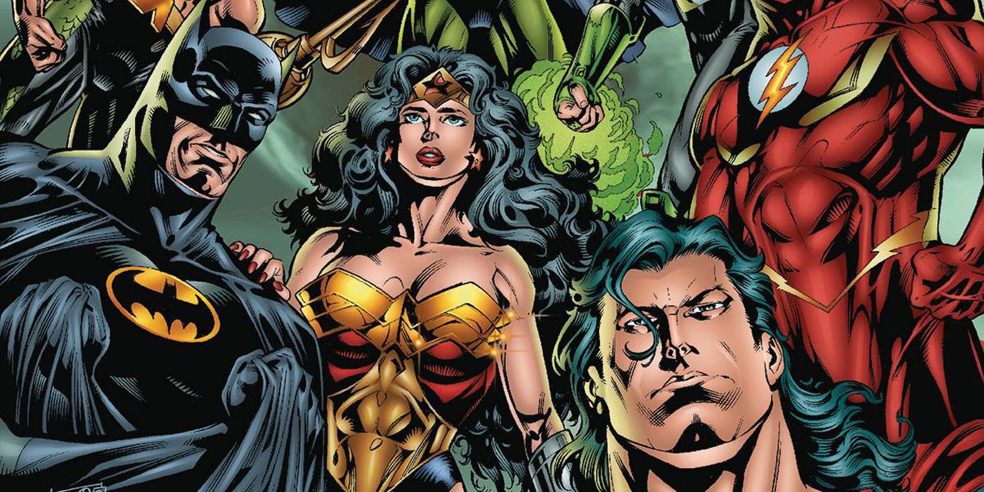 Grant Morrison's version of Justice League assembles in DC Comics.